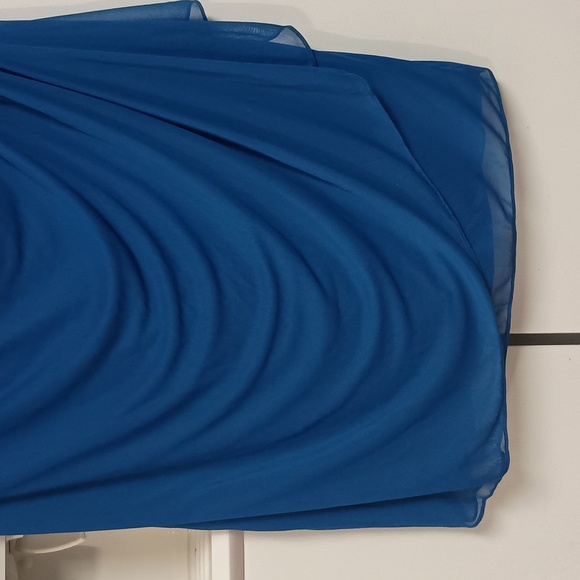 David's Bridal Horizon Blue sleeveless dress women's size 18 NWT - Picture 3 of 14